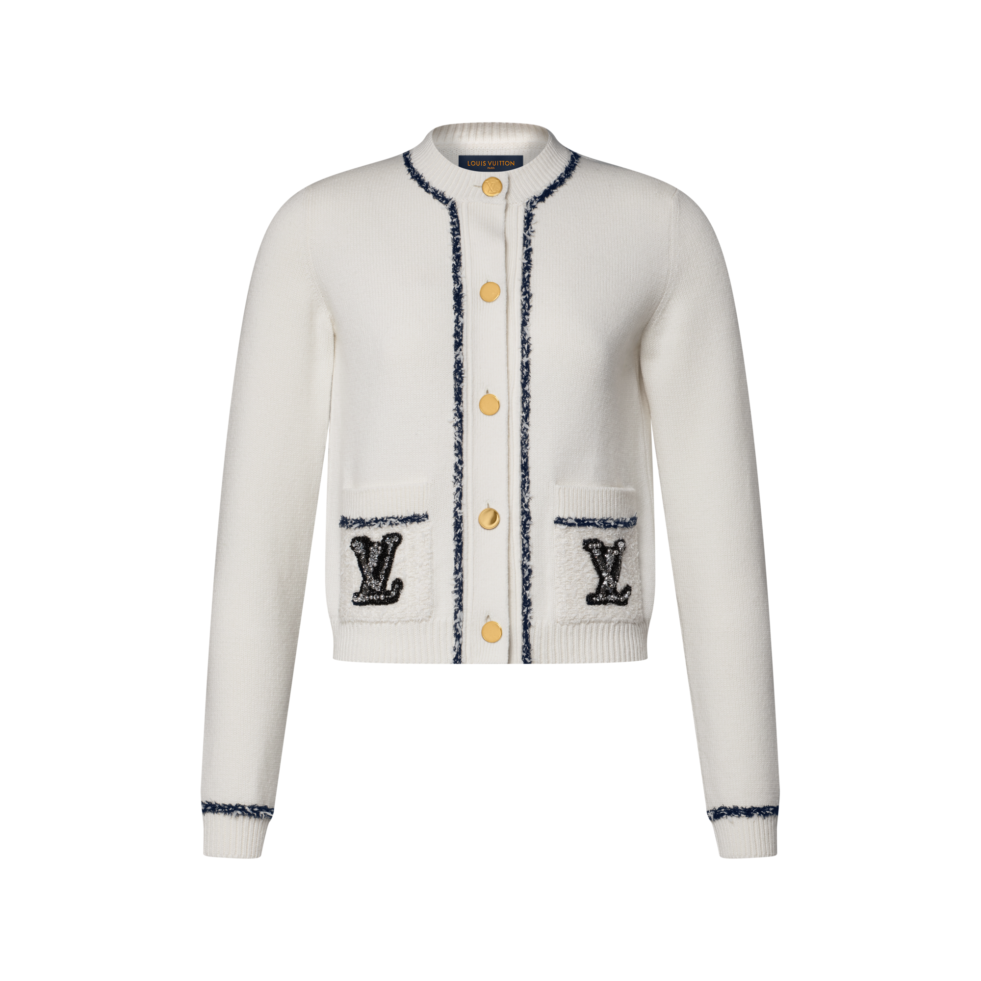 Tweed Trim Cardigan - Ready-to-Wear | LOUIS VUITTON